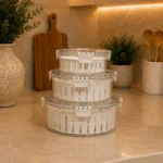 طقم تلاجه مدور 3 ق