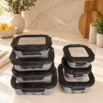 طقم ثلاجه 7ق زجاج ارشيا -3677