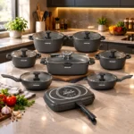 طقم حلل - 16ق ارشيا اسود - 3971